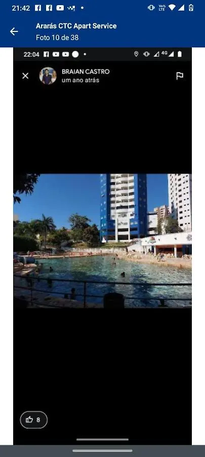 Araras Ctc Apart Service Caldas Novas Hotel